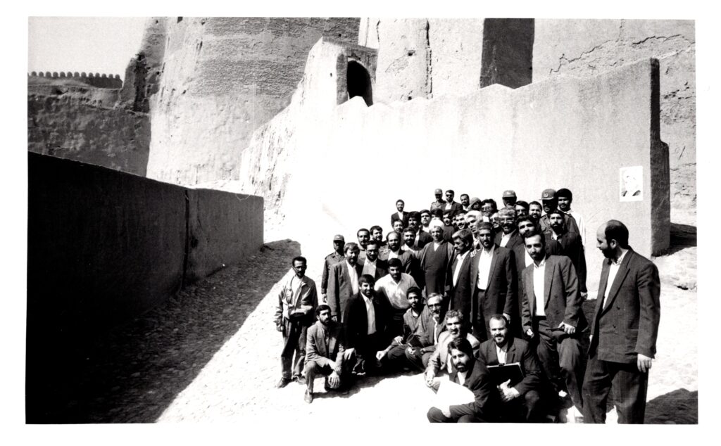 با هاشمی رفسنجانی ارگ بم
